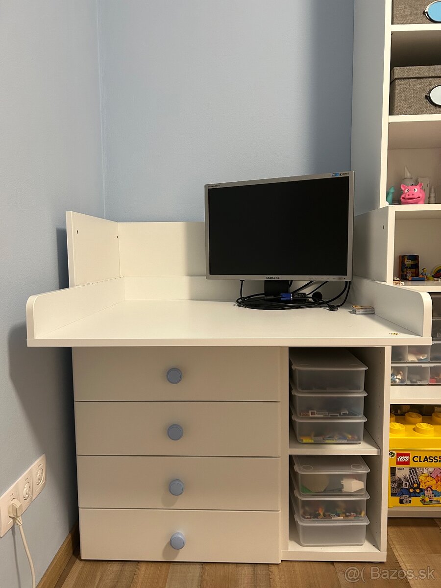 Prebalovaci stol/pult SMASTAD (2in1)