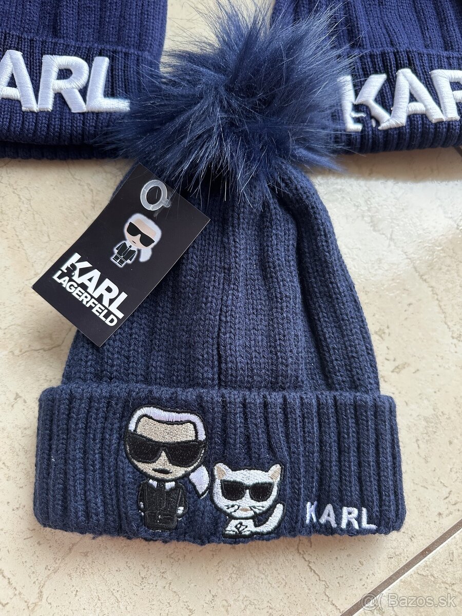 unisex zimné čiapky Karl Lagerfeld