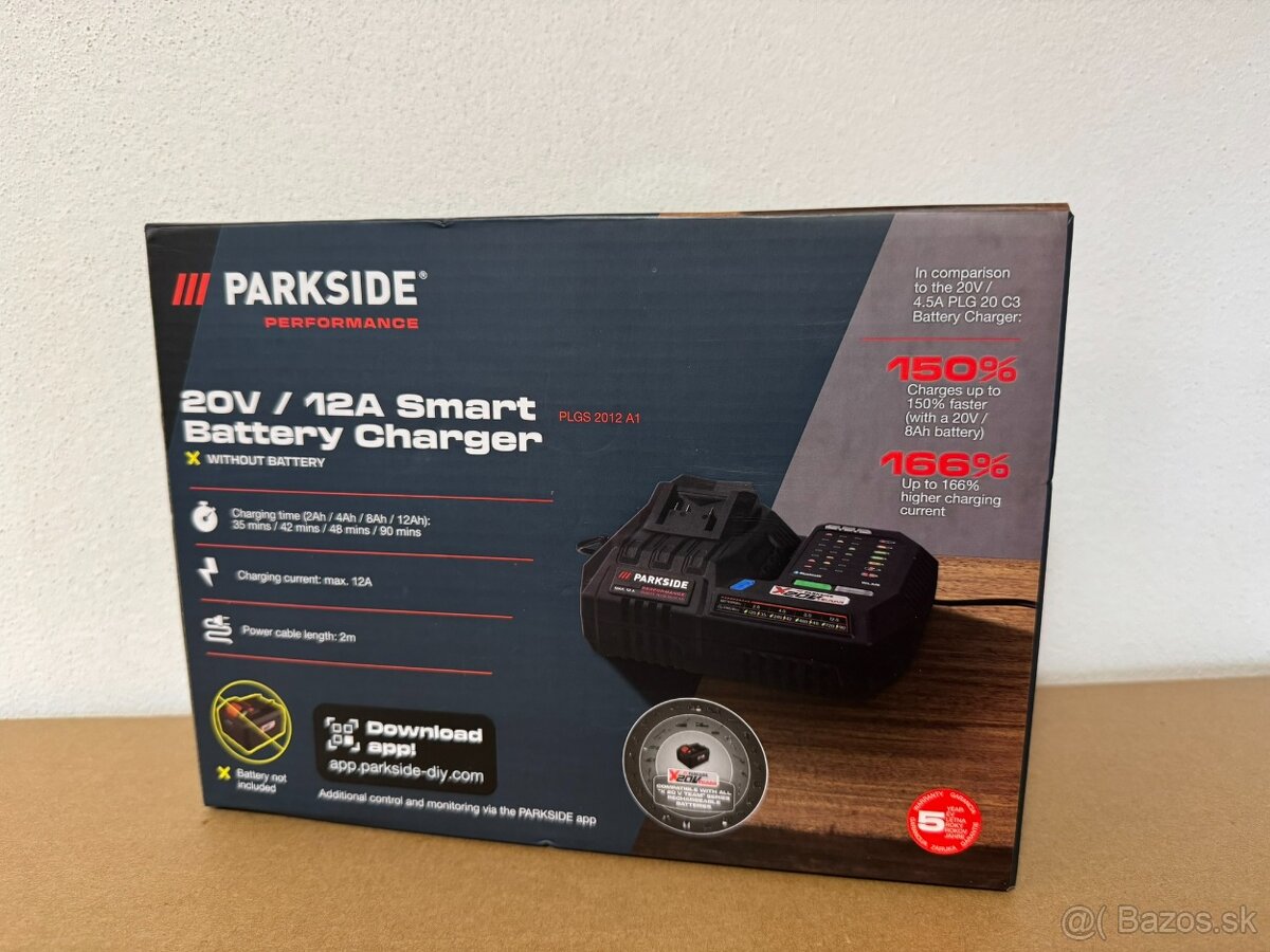 Parkside Smart nabíjačka 20 V/12A PLGS 2012 A1