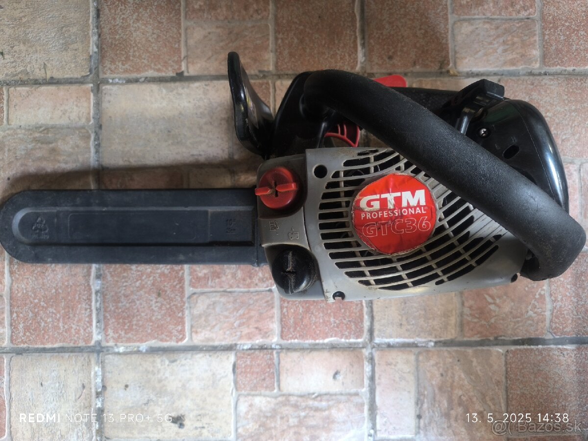 Motorová píla GTM
