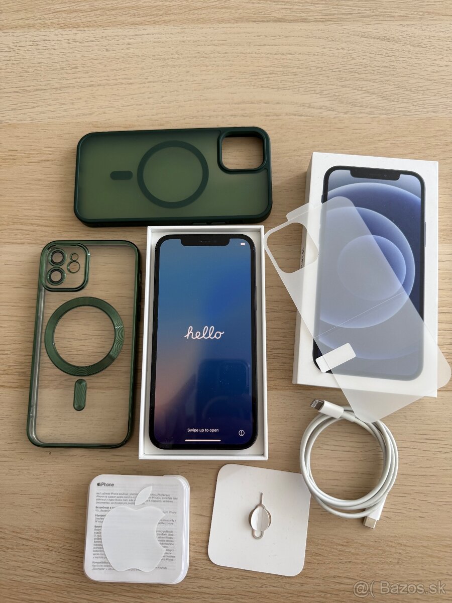 iPhone 12 Black 64GB 97% Batéria, Veľmi dobrý stav
