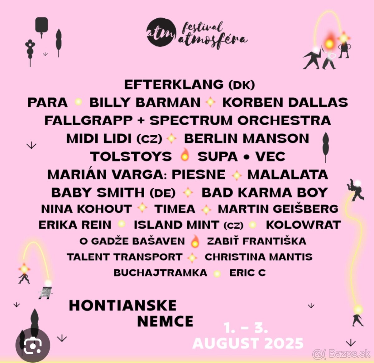 Predam 2 detske listky na festival atmosfera