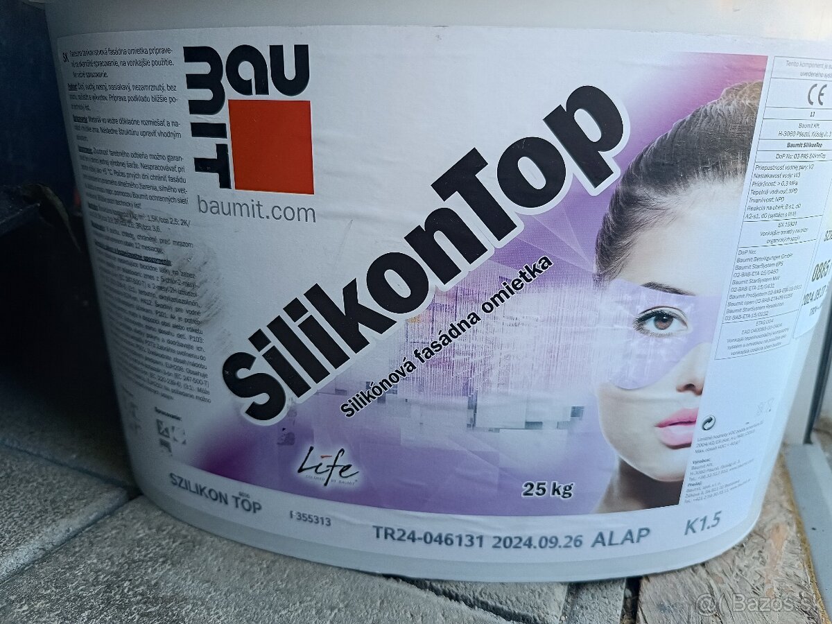 Predám silikónový omietky Baumit