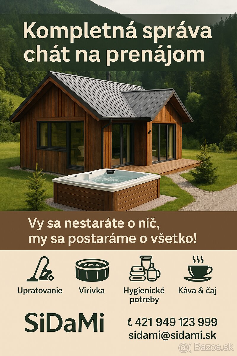 🌿 Kompletná starostlivosť o vašu chatu
