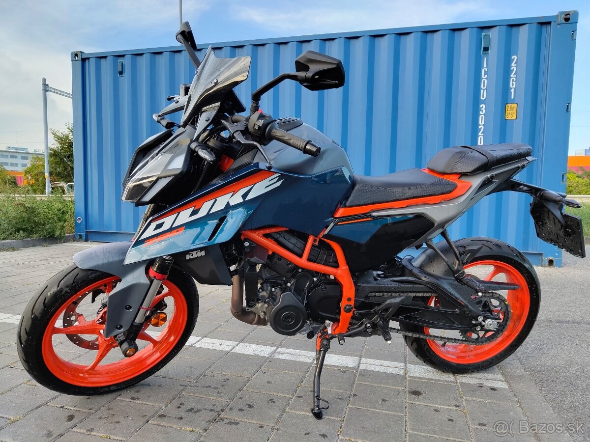 KTM Duke 390, v záruke, TOP stav