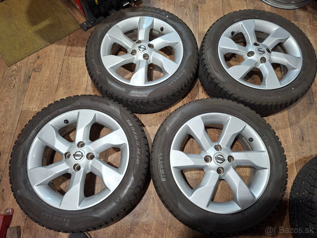 Orig. hlinikové disky Nissan Micra R16, 4x100
