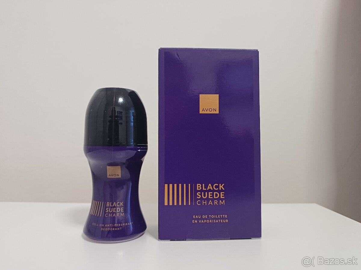 Avon Black Suede Charm