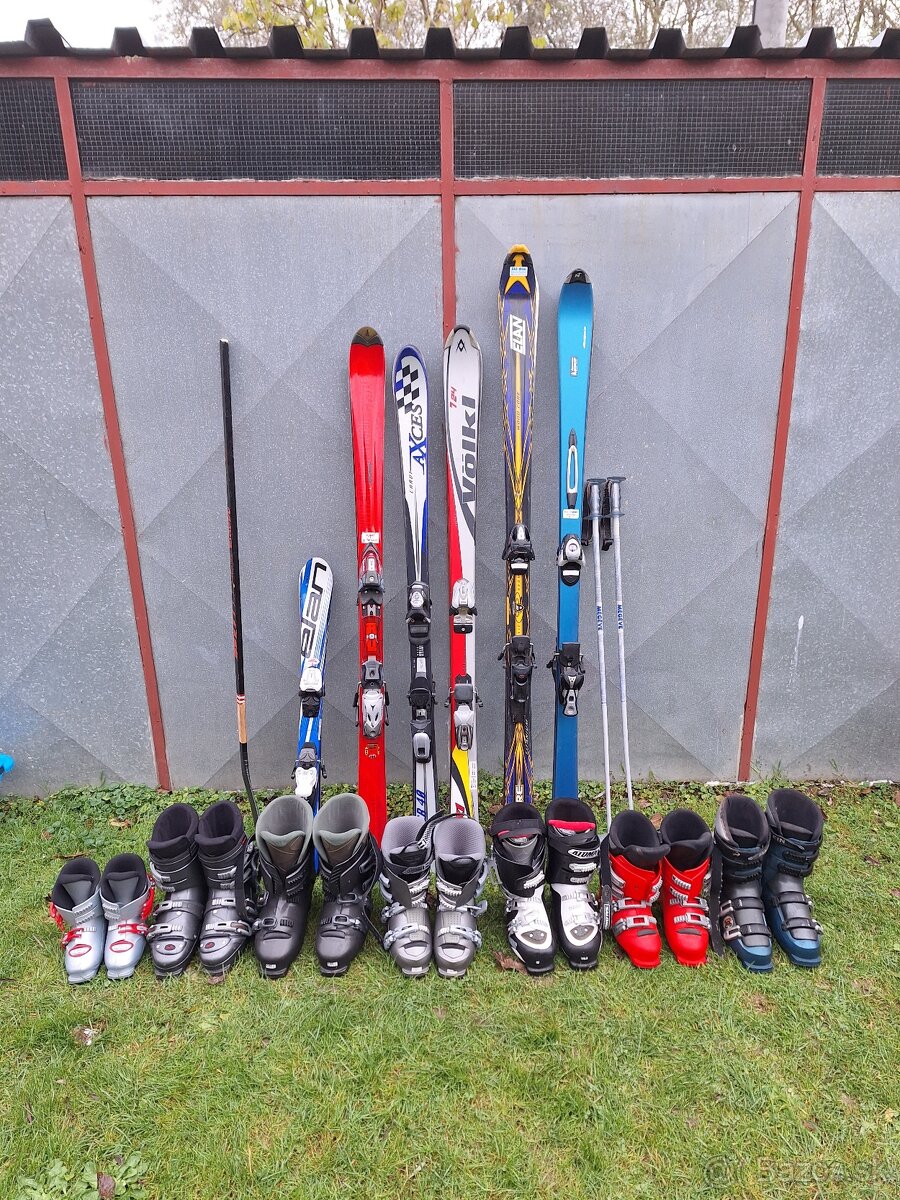 Predám lyže a lyžiarky