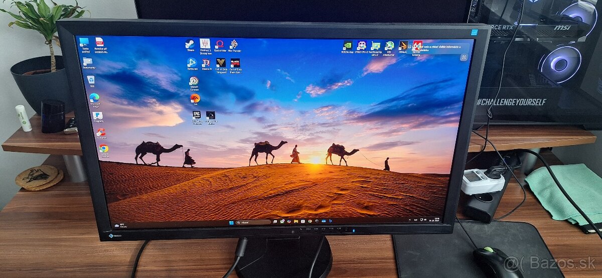 Predám LCD monitor 2560x1440 27 "EIZO FlexScan EV2736WFS3-B