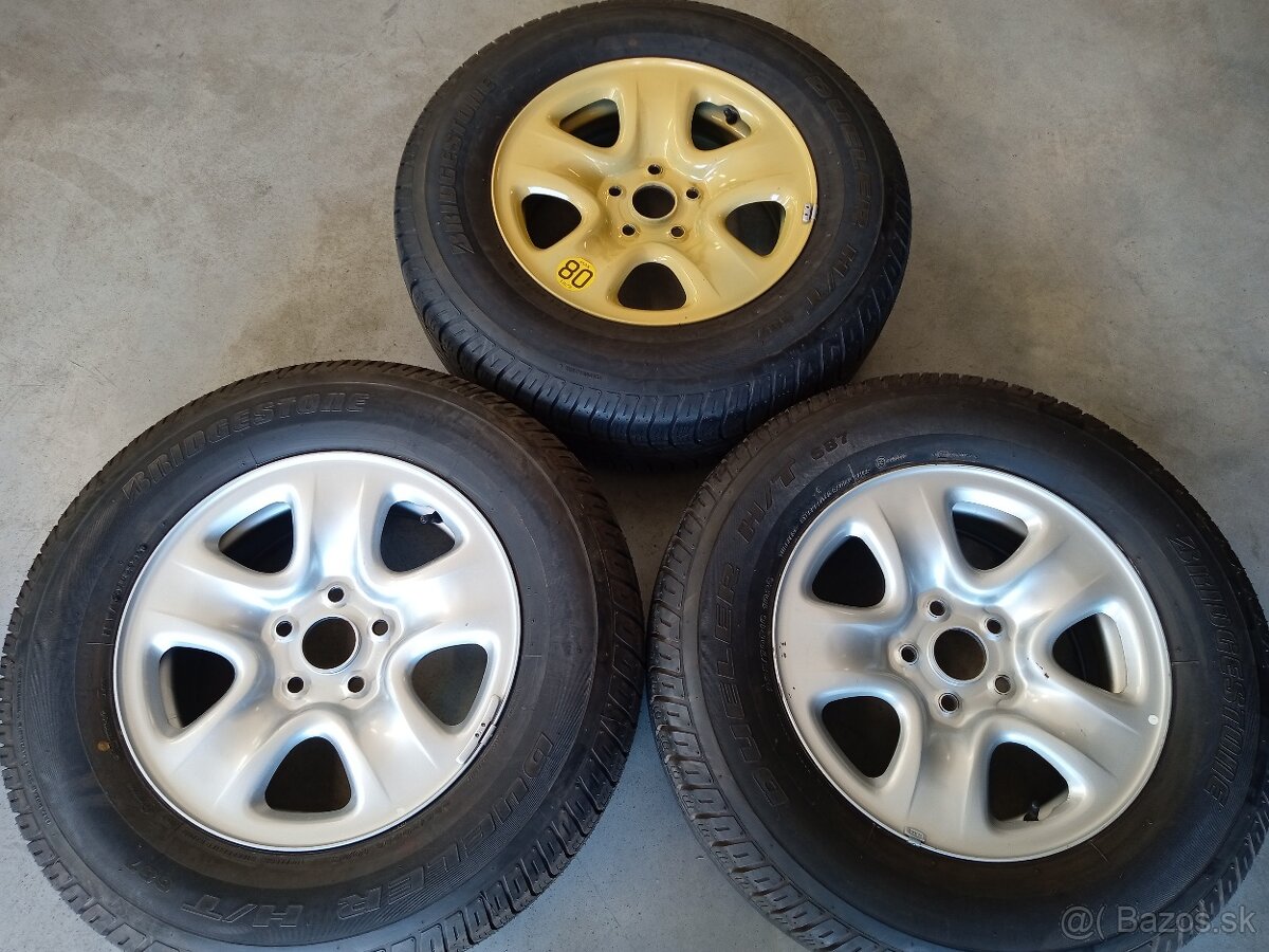 2ks letne kolesa 5x114,3 R16 6,5J Original SUZUKI