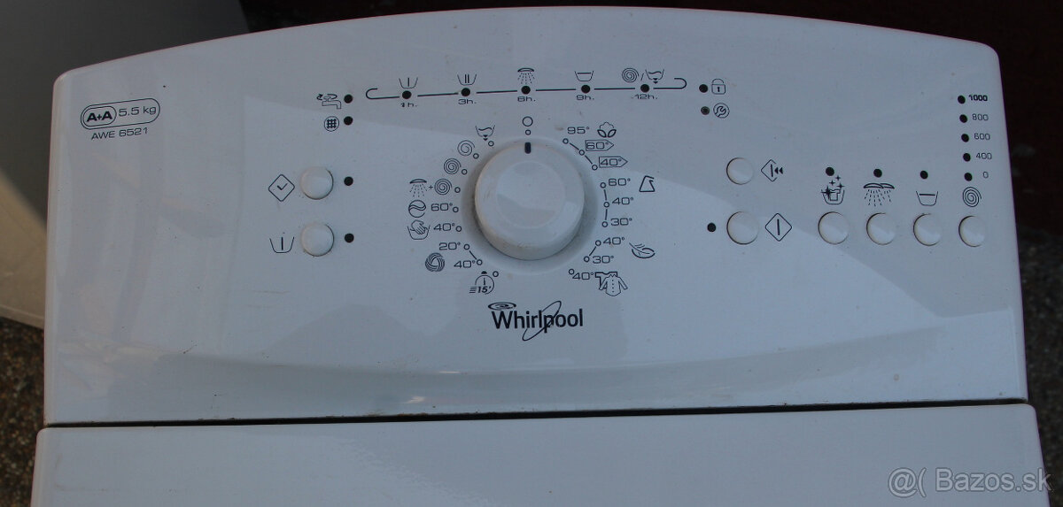 Automatická práčka WHIRLPOOL A+A CLASS