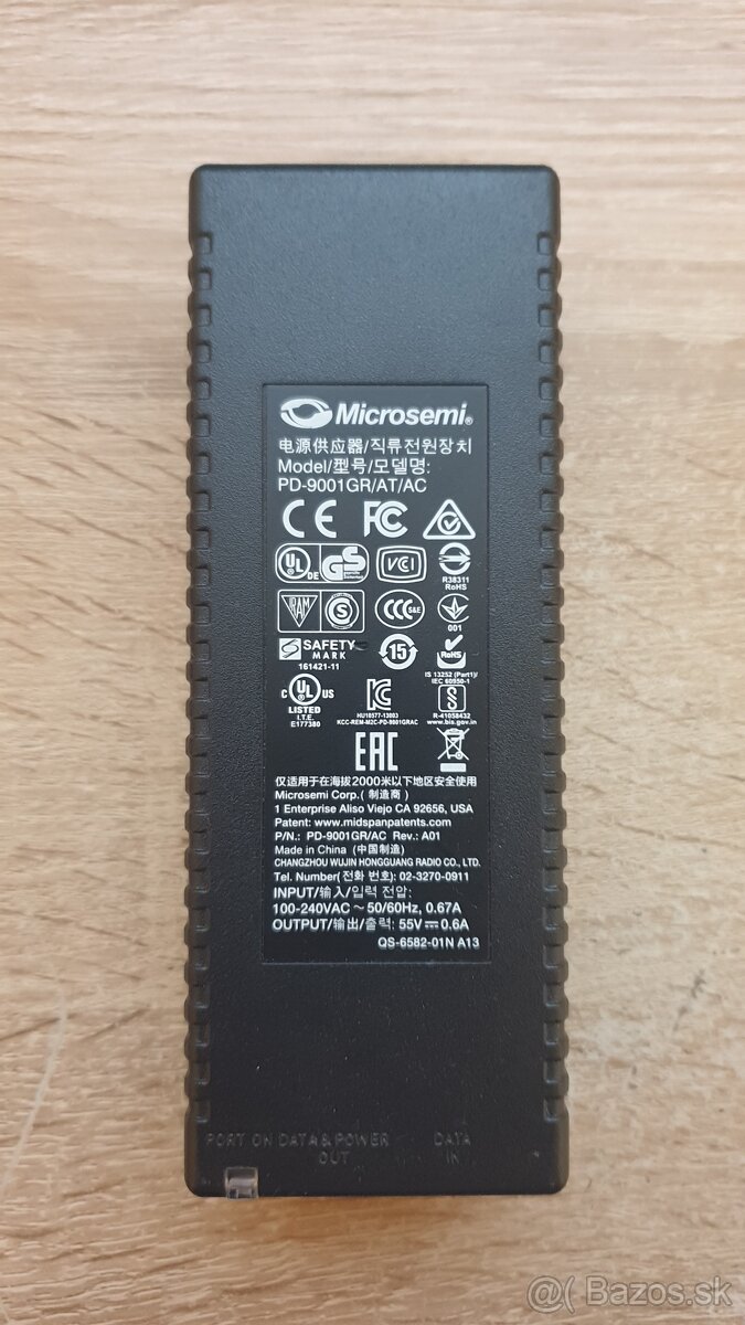 Predám adaptér Microsemi PD-9001GR/AT/AC