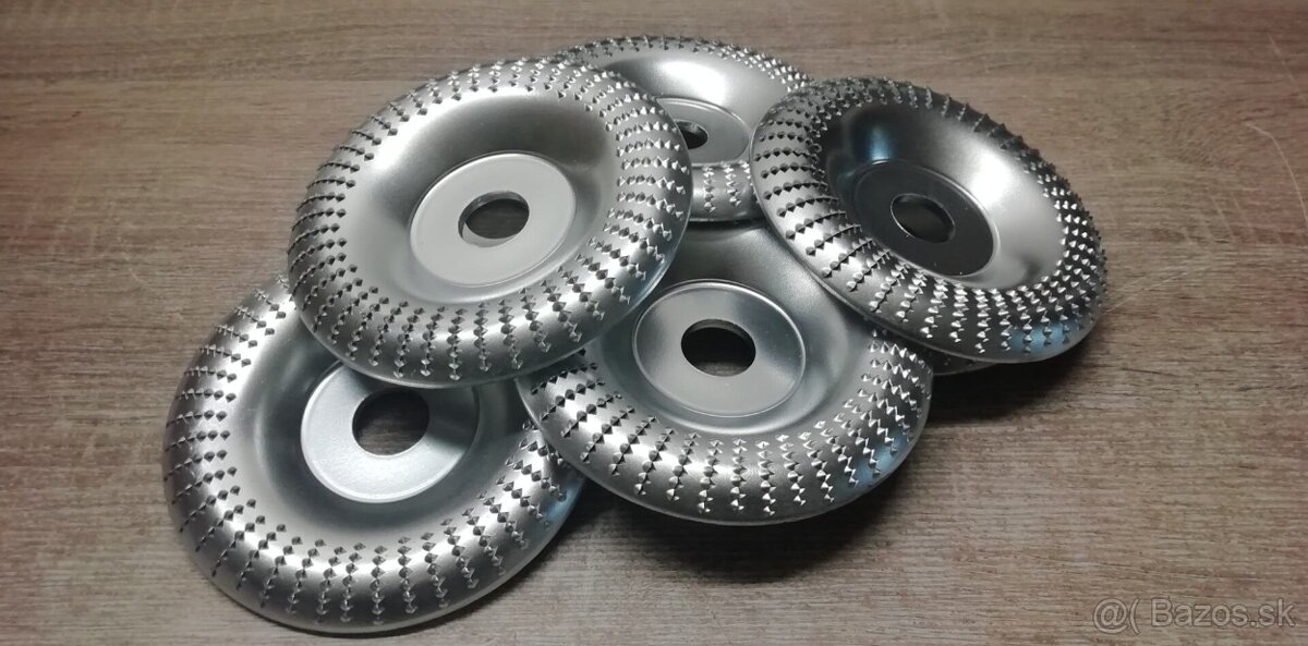 Rašpľové kotúče oblé, ploché, radiálne