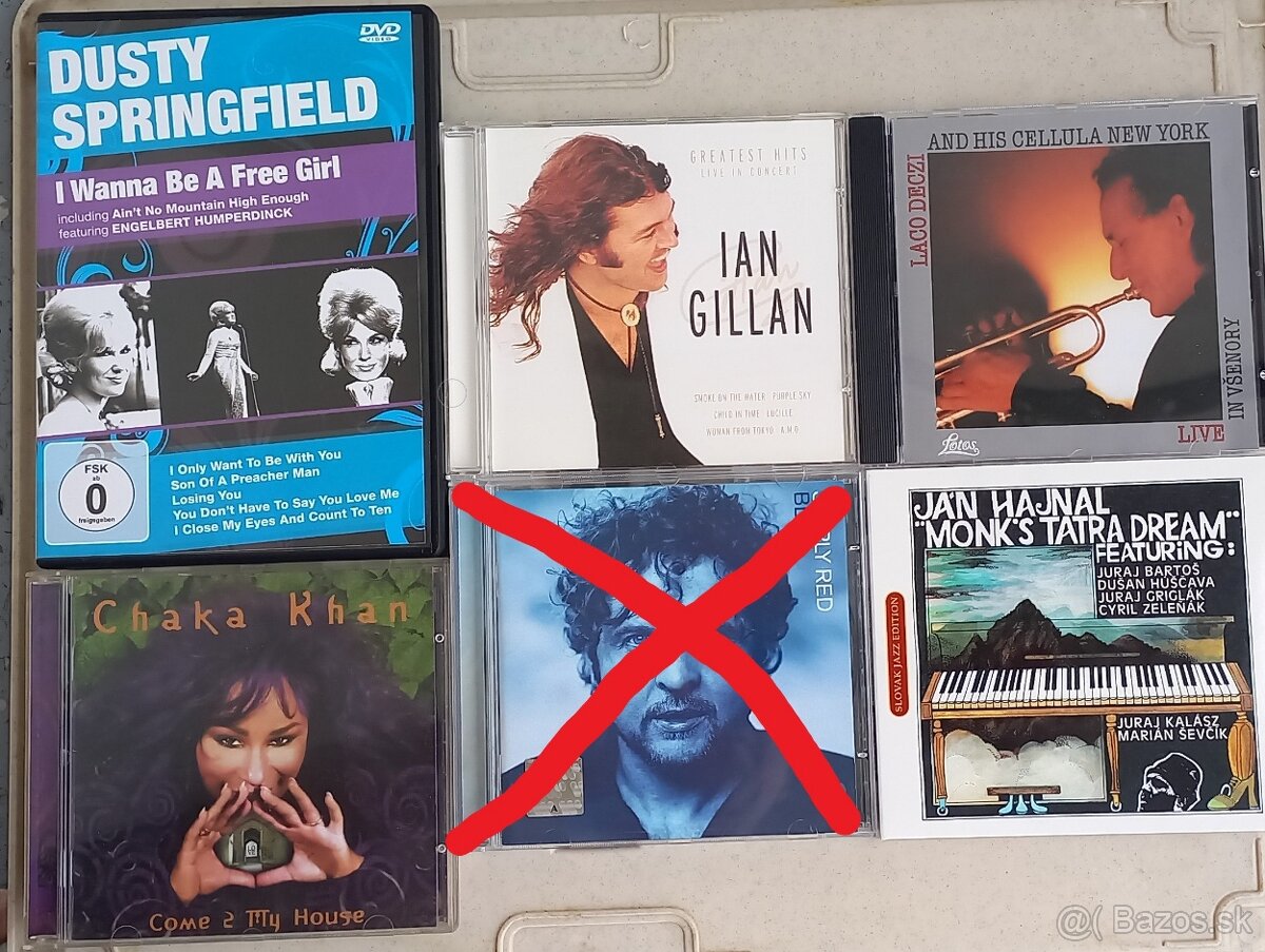 Hudobné CD/DVD v 100% kvalite nosiča aj obalu