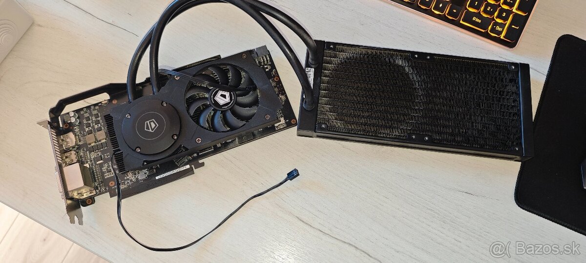 ASUS R9 290X DirectCU II OC + vodné chladenie 240x12