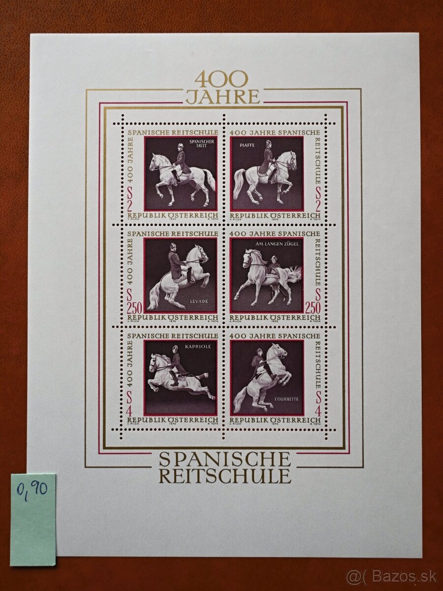 Známky - fauna - kone