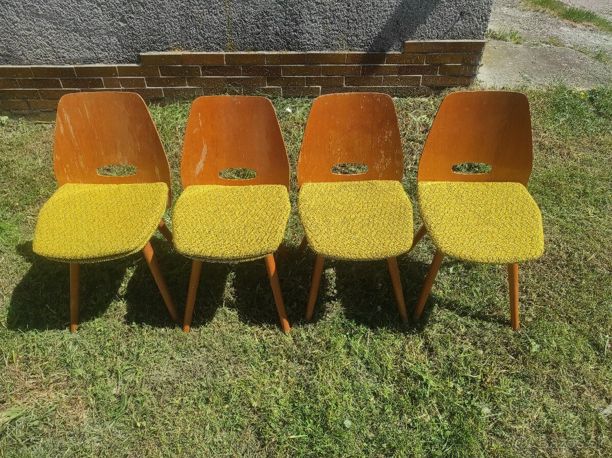 Retro stoličky "lízatka"