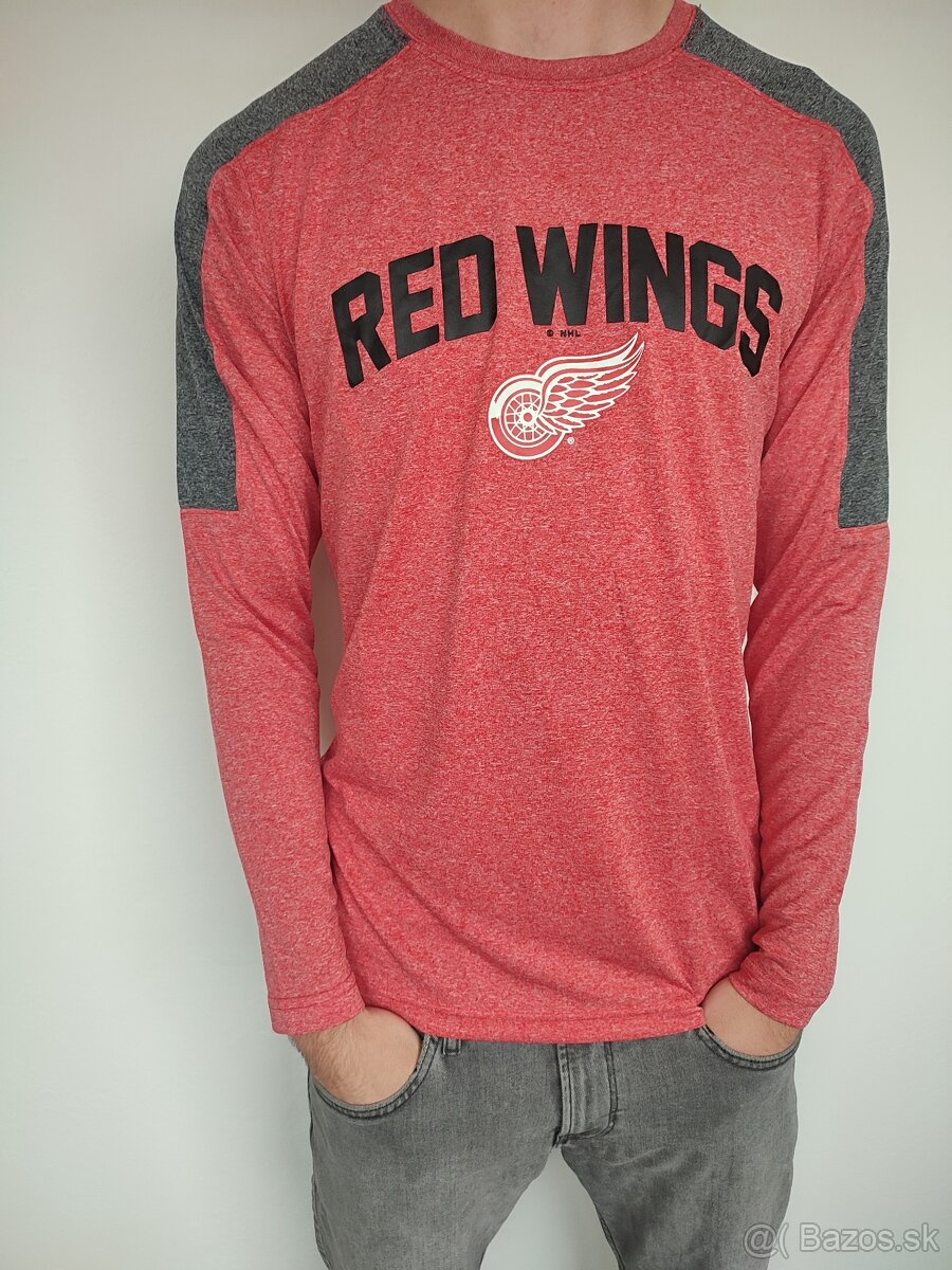 Nové pánske tričko DETROIT RED WINGS- VEľ. L