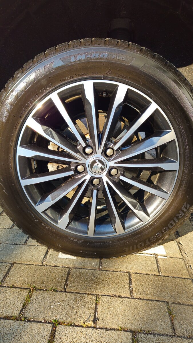 Predám originál kolesá Škoda TRINITY R18 vrátane pneu