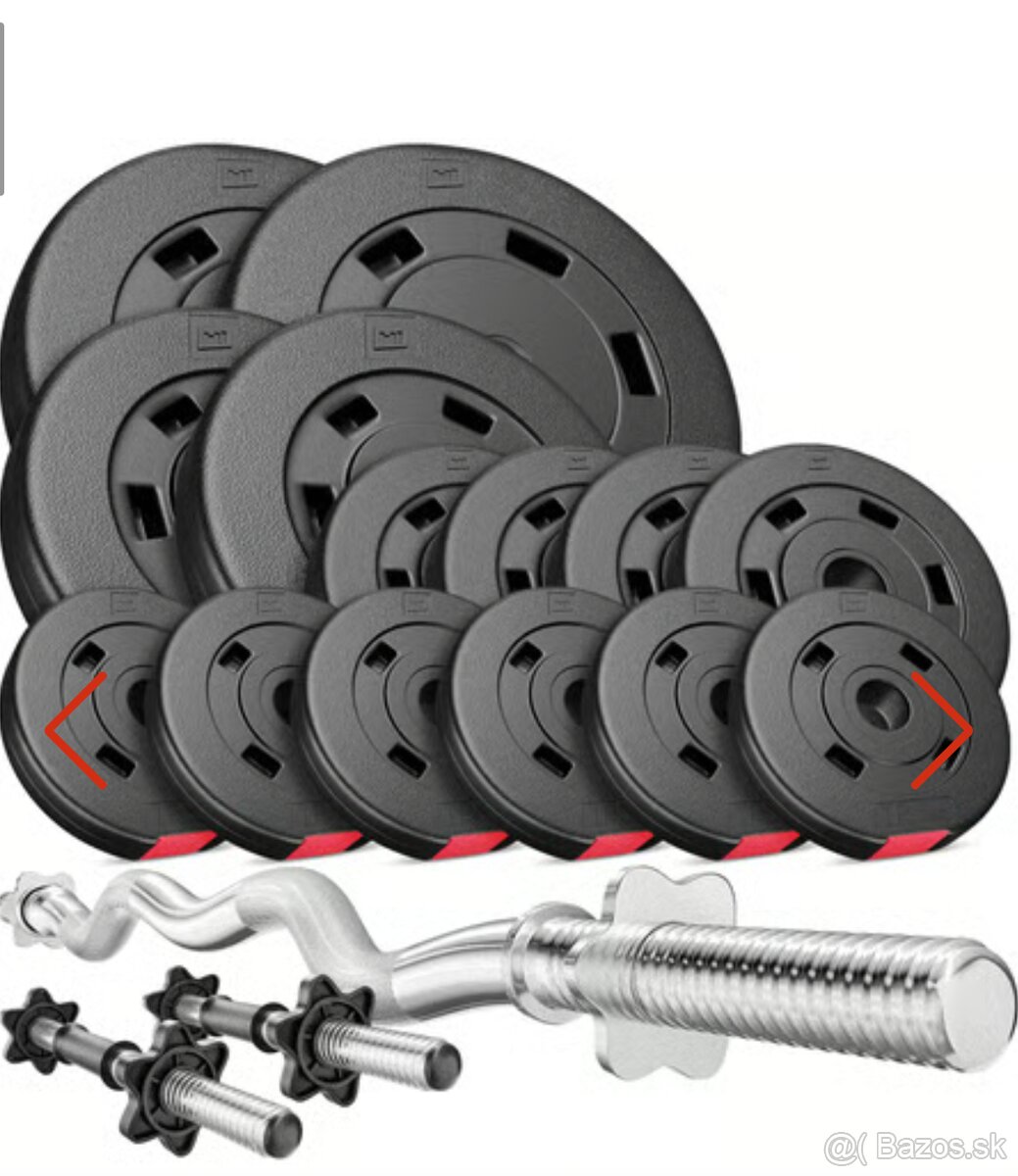HS Nakladací činkový set Premium 56kg