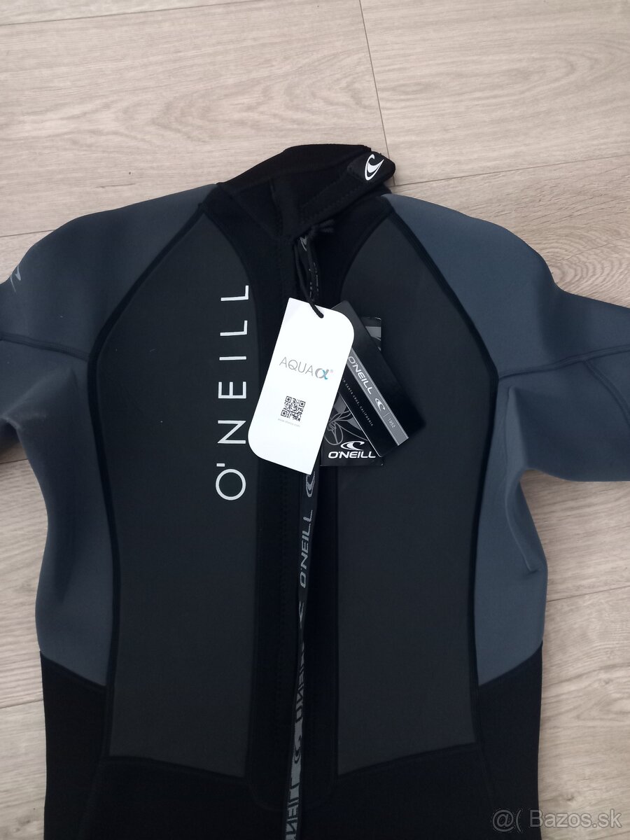 Neoprén O'Neill Reactor II Back Zip 3/2 Full black/graphit