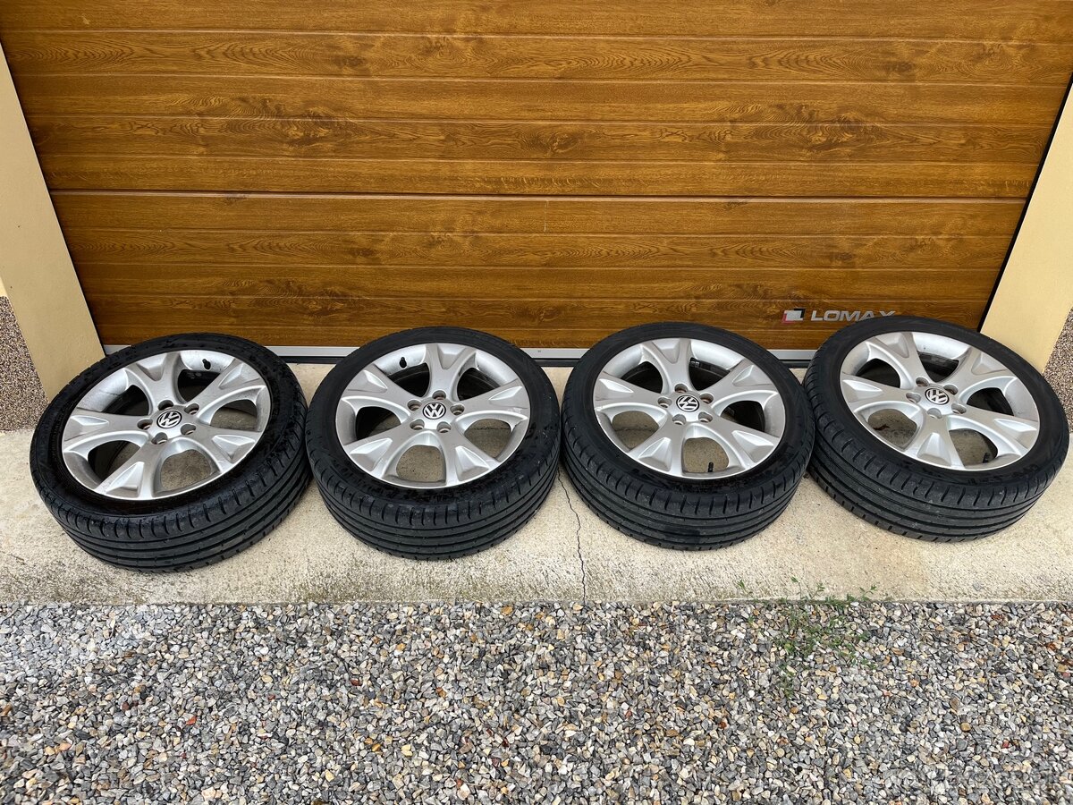 Alu disky VW Group 5x112 s pneumatikami 225/45 R17