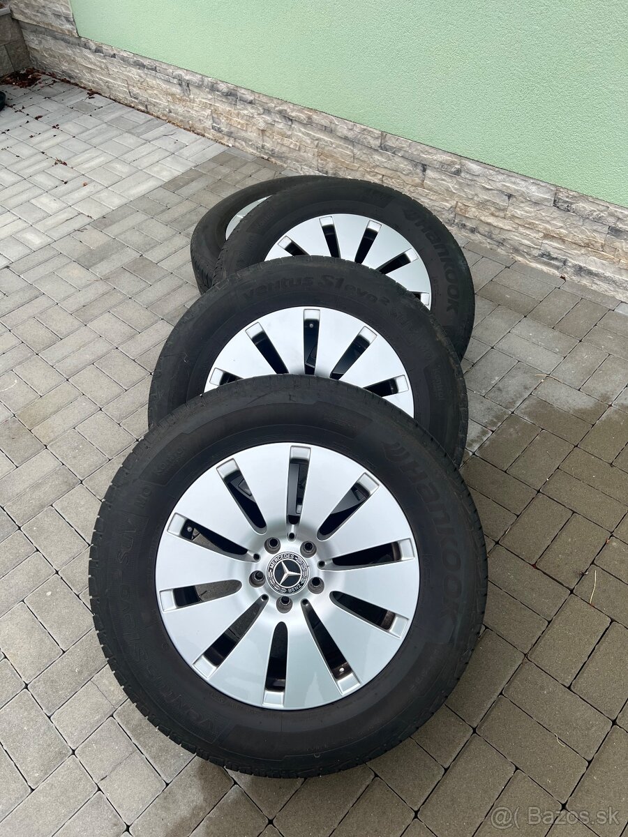 Mercedes-benz R17 disky s pneumatikami