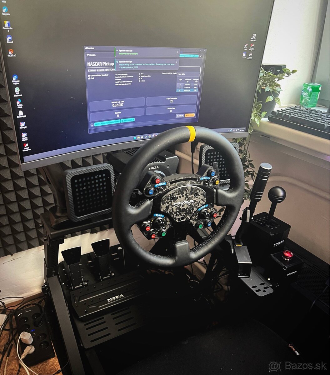 Kompletný sim racing set Moza