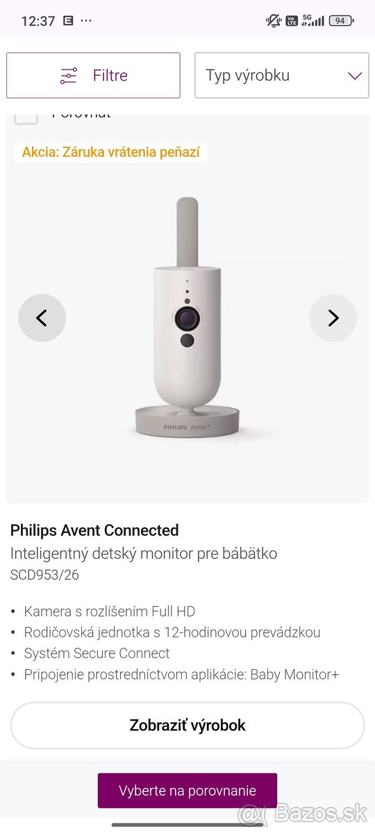 Philips Avent kamera