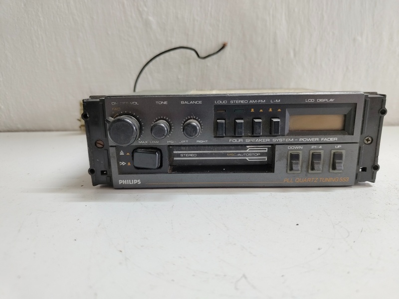autorádio kazetove philips pll quartz tuning 553 50€