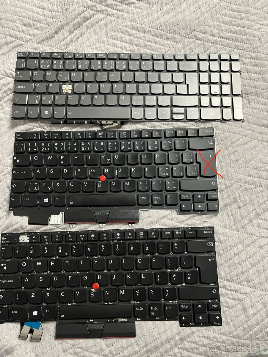 Buttons, keycaps, hinges, tlačidlá, kľúčenky, pánty Lenovo