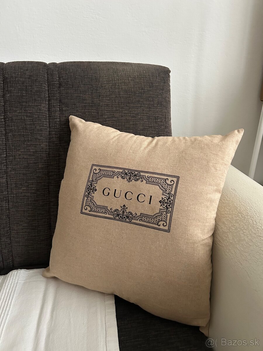 Custom Gucci dekoratívny vankúš
