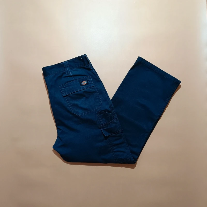 Dickies modré cargo široké nohavice W36