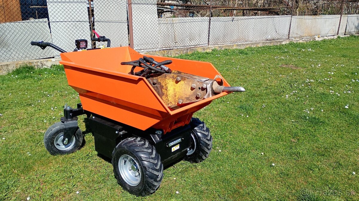 Elektrický minidumper – nosnosť 500 kg - TOP CENA
