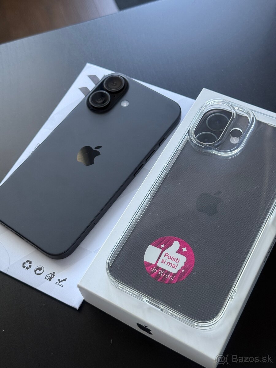 iPhone 16 - Záruka 06.2027 + darček