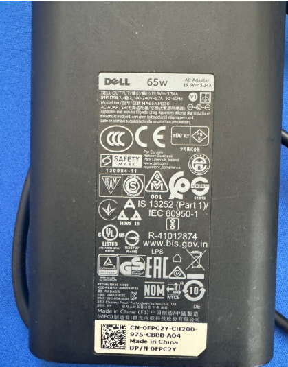 Dell AC nabijacka 65W Slim