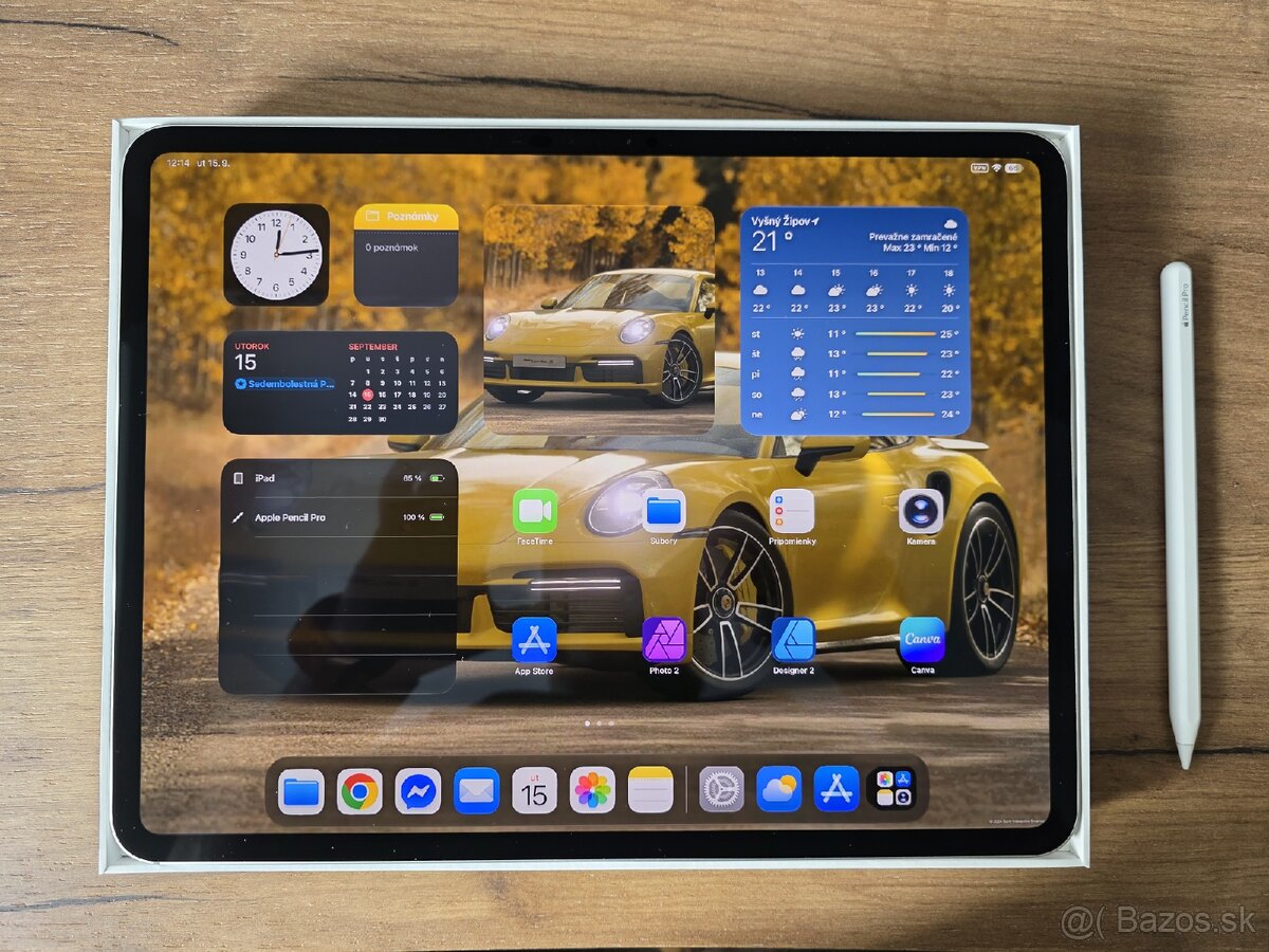 iPad Pro 13" M4 256GB + Pencil Pro + Taška - Ako nový