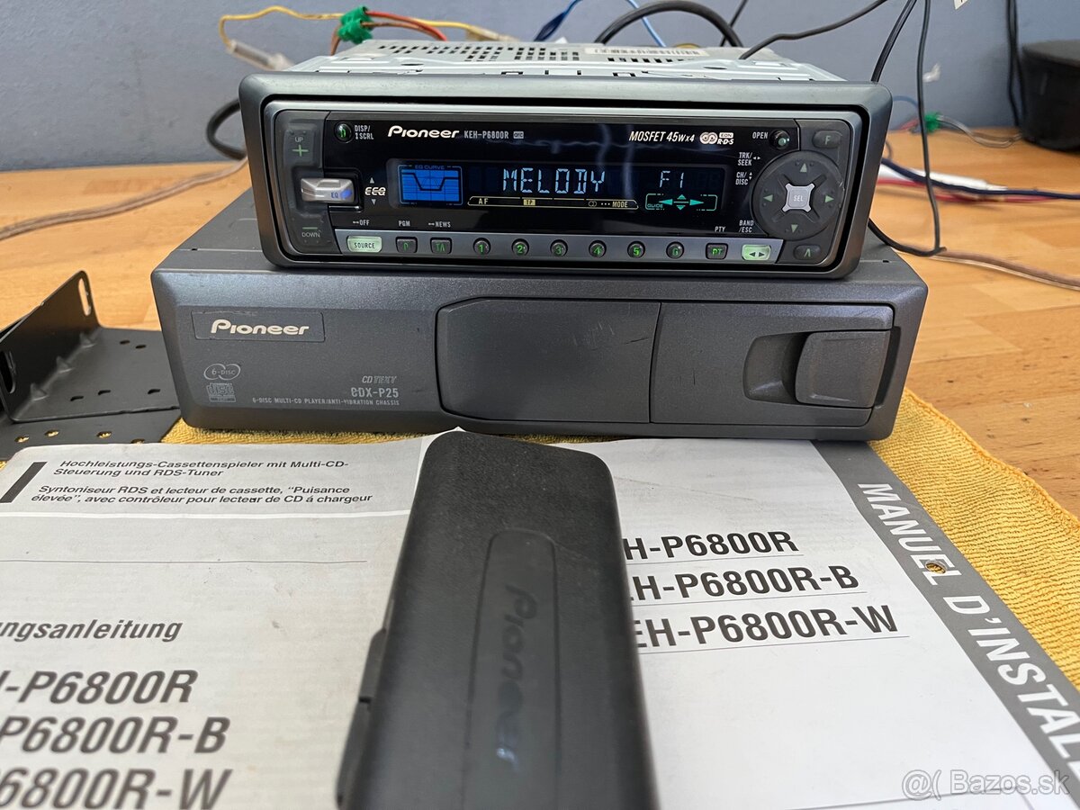 Autorádio Pioneer + CD wechsler