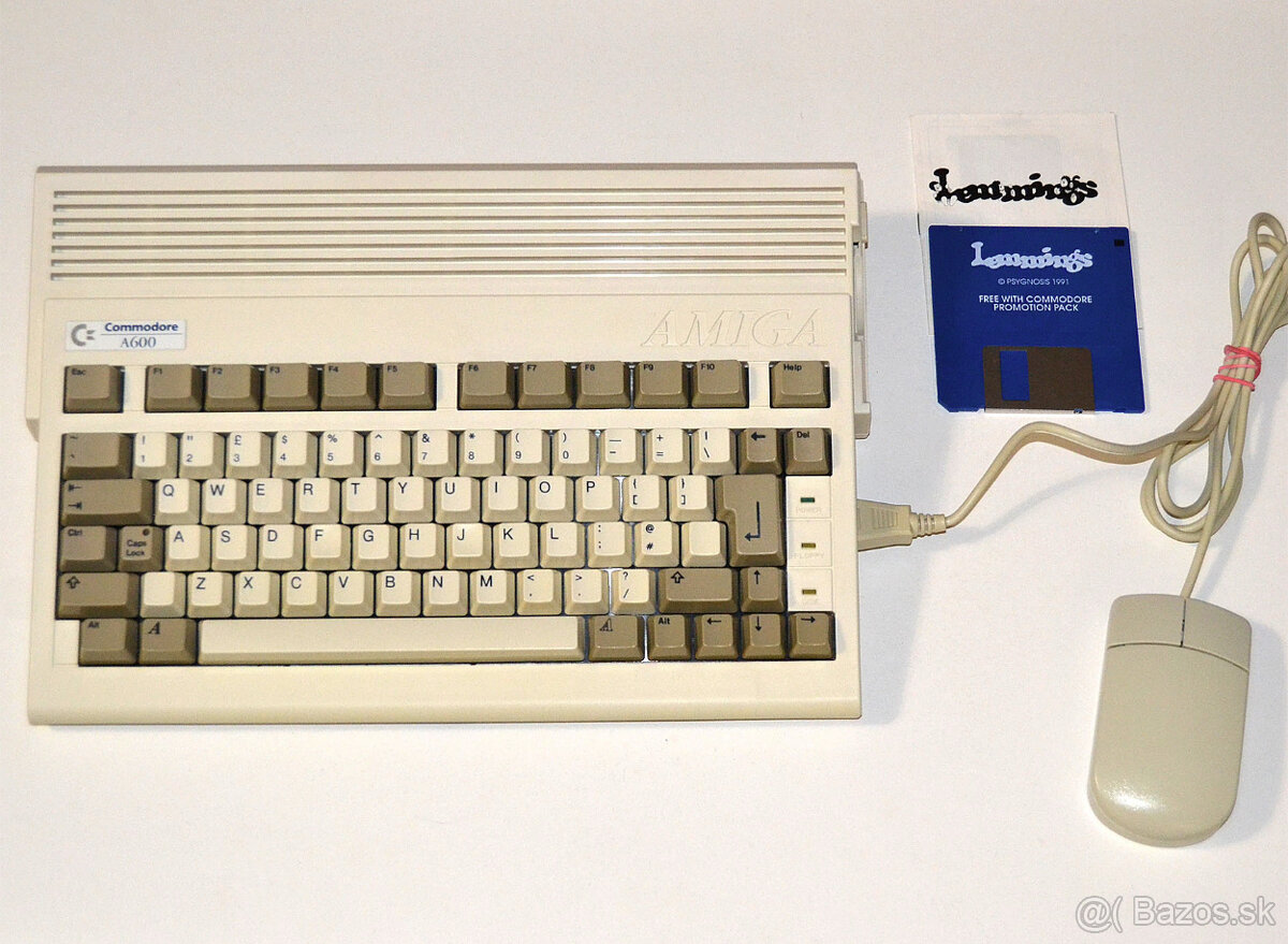 Commodore Amiga 600 2MB RAM, 540MB HDD + Lemmings