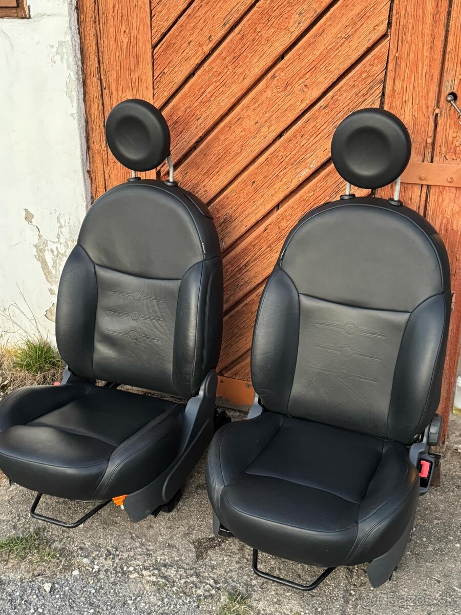 Predám kozene sedadla do FIAT 500