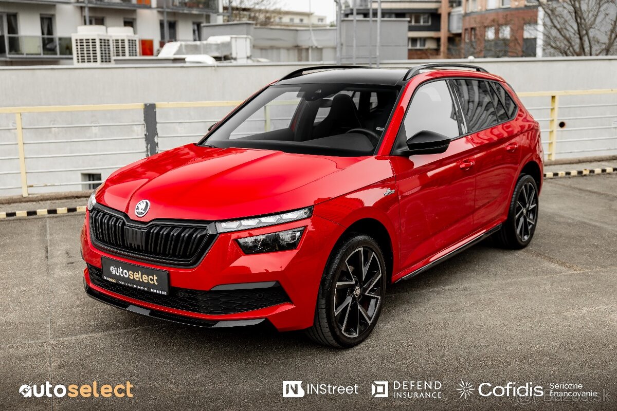 Škoda Kamiq 1.5tsi 110kw 2021 automat Monte Carlo