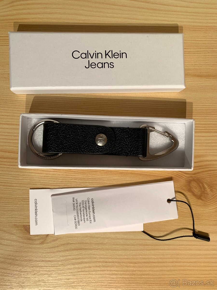 klučenka kožená na kluče Calvin Klein carabine