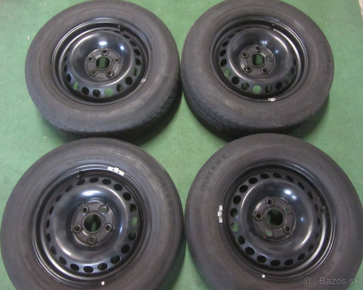 R16 letná sada TRANSPORTER rozteč 5x120 215/65r16C