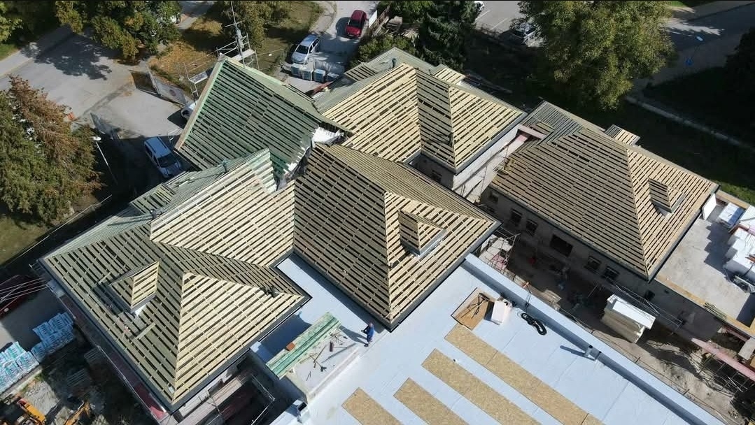 Rekonštrukcia striech , Krovu , Montáž, Azbest