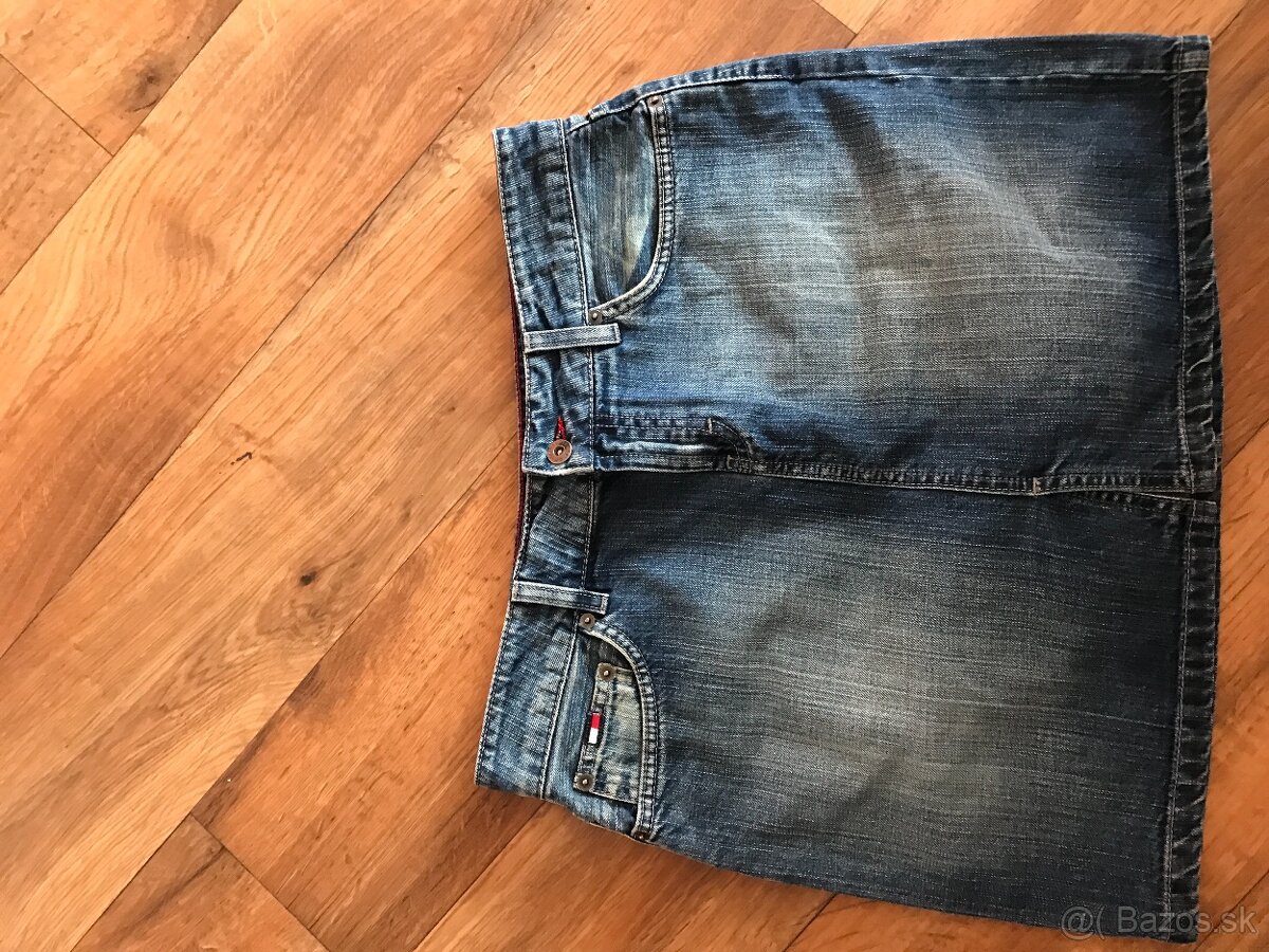 NOVÁ TOMMY HILFIGER originál damska jeansova sukna S/M