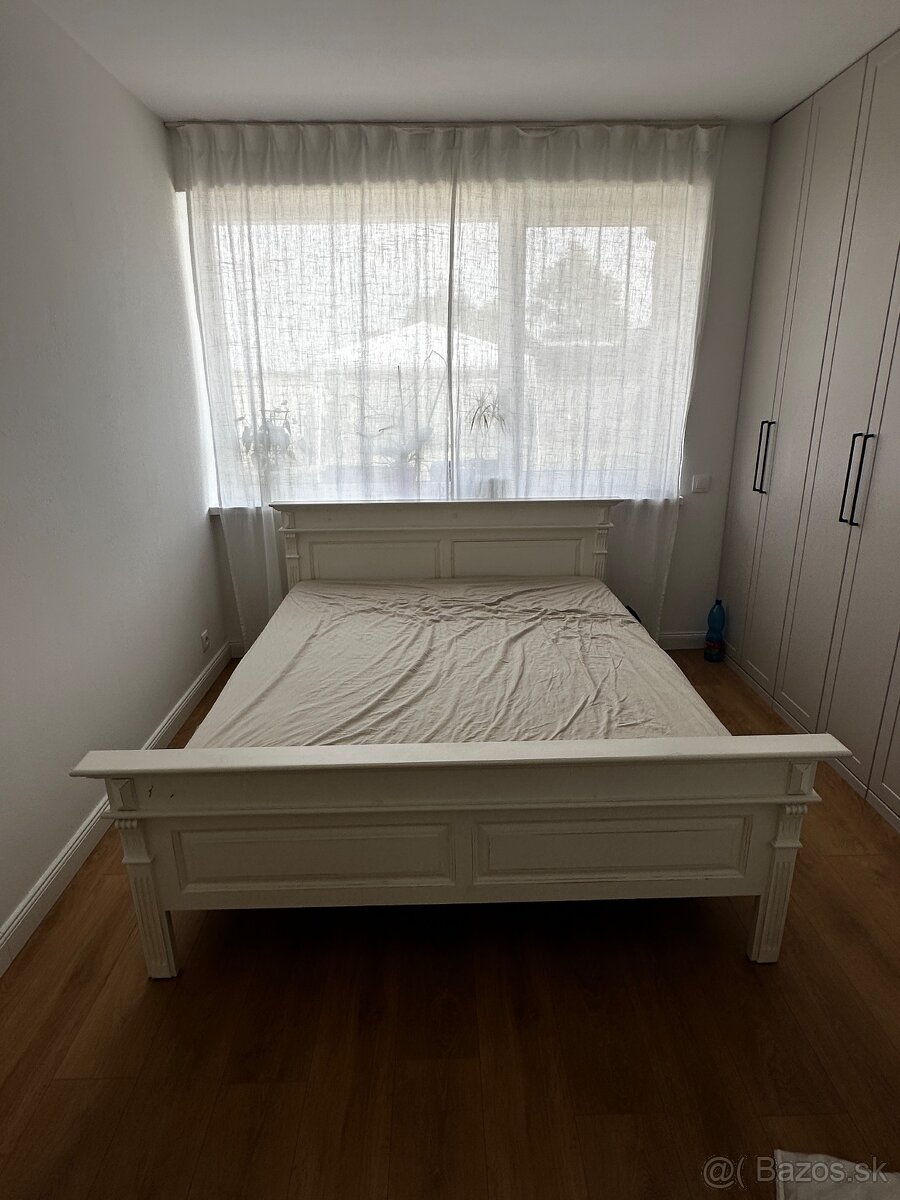 Rustikalna masivna postel 160x200
