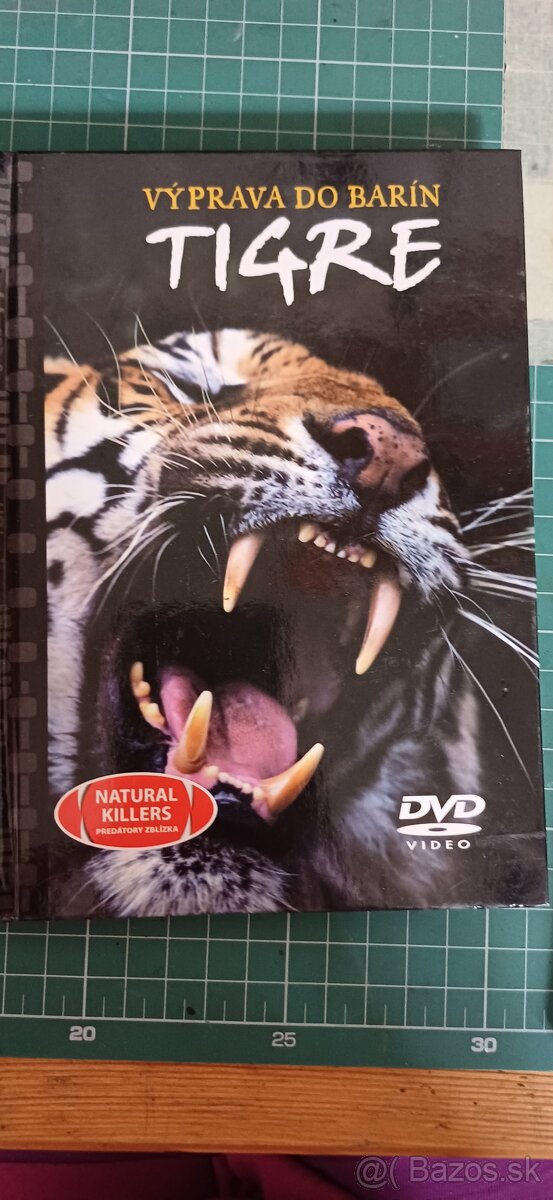 Predám DVD dokumenty – Žraloky (nové), Levy, Tigre – Natural