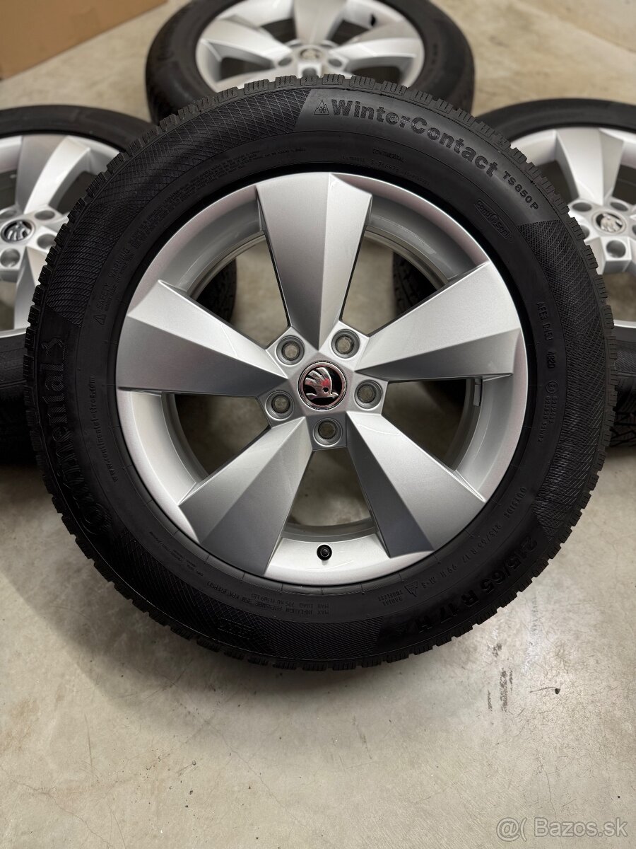 Zimná sada Škoda Nanuq 5x112 R17 , 215/65/17 - Kodiaq Tiguan