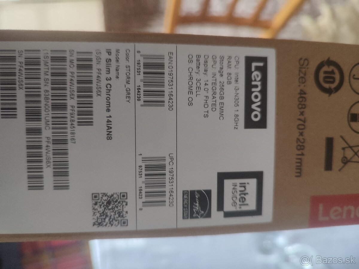 Predám nový Lenovo chromebook plus