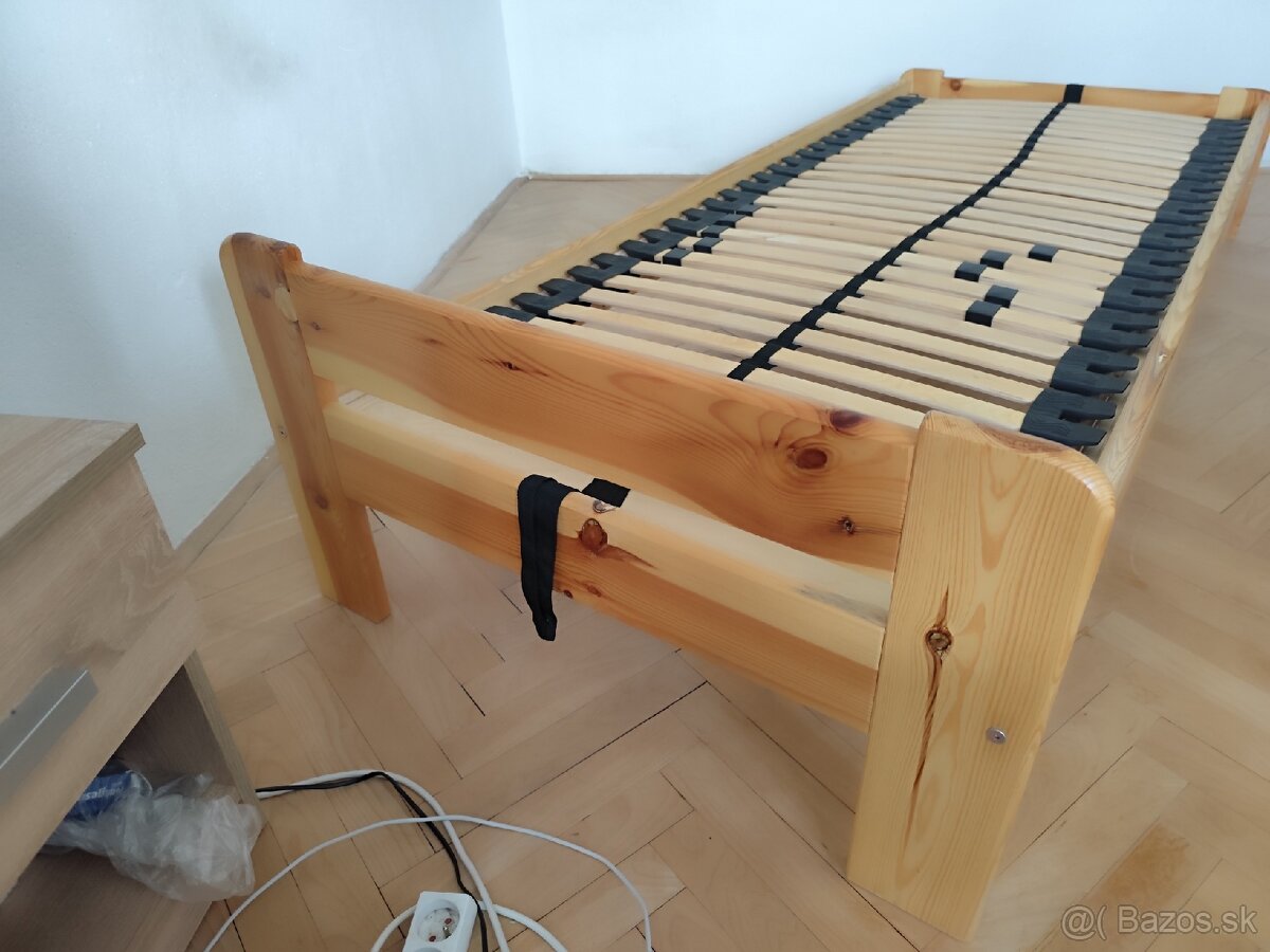 Posteľovy rám 80x200 borovica masiv